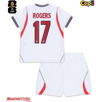 Anglia Morgan Rogers #17 Echipament de Fotbal Replică Mondial 2026 Copii Acasa (+ Șorturi)